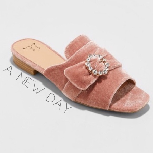 a new day Shoes - 🆑FINAL NEW A New Day velvet gem slide mules 5